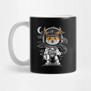 Astronaut Floki Inu Coin Floki Army To The Moon Crypto Token Cryptocurrency Wallet Birthday Gift For Men Women Kids Mug